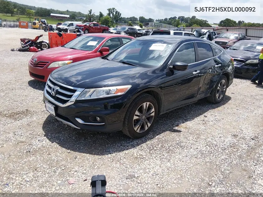 2013 Honda Crosstour Ex-L V6 VIN: 5J6TF2H5XDL000092 Lot: 45628506