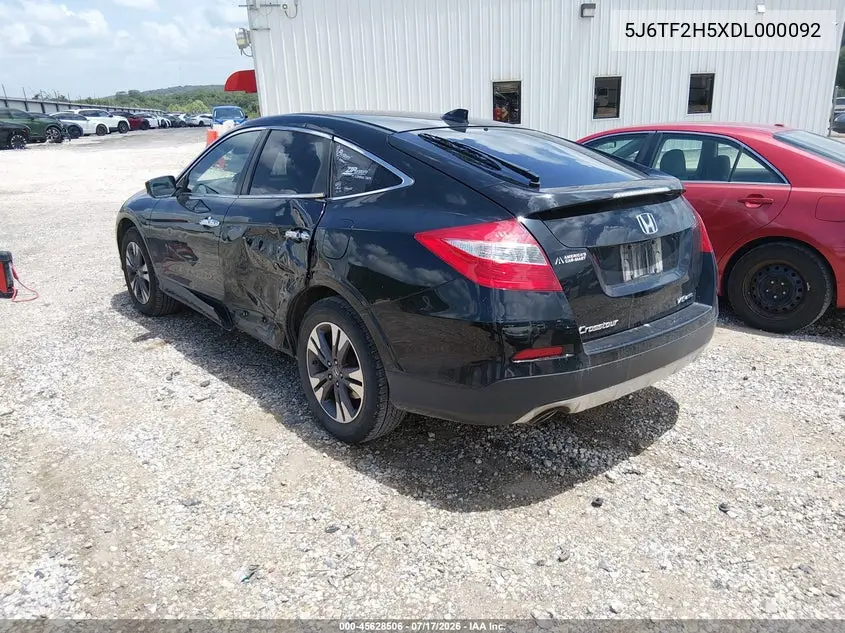 2013 Honda Crosstour Ex-L V6 VIN: 5J6TF2H5XDL000092 Lot: 45628506