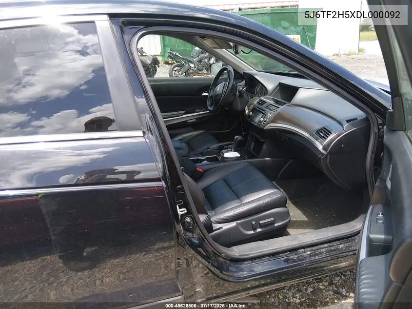 2013 Honda Crosstour Ex-L V6 VIN: 5J6TF2H5XDL000092 Lot: 45628506