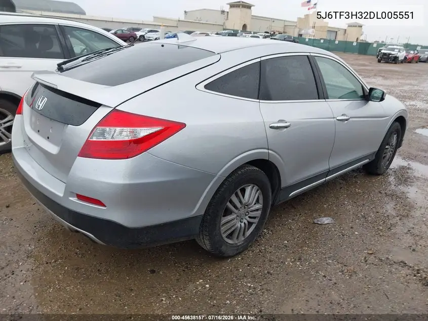 2013 Honda Crosstour Ex VIN: 5J6TF3H32DL005551 Lot: 45638157