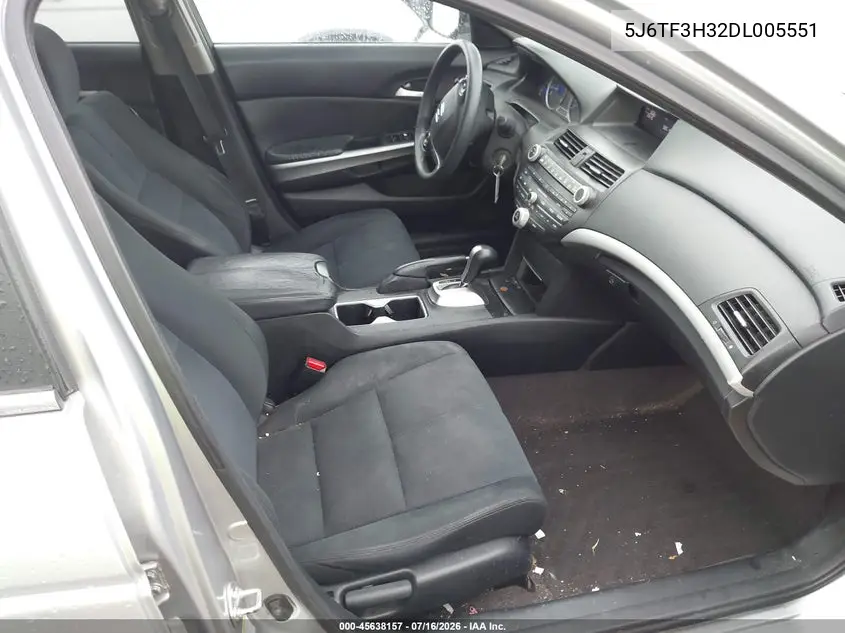 2013 Honda Crosstour Ex VIN: 5J6TF3H32DL005551 Lot: 45638157