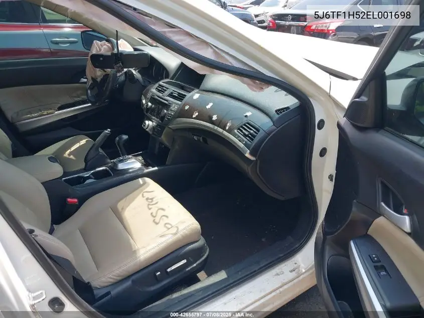 2014 Honda Crosstour Ex-L V6 VIN: 5J6TF1H52EL001698 Lot: 42655797