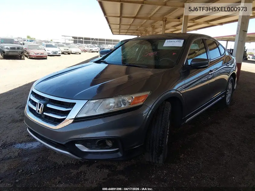 2014 Honda Crosstour Ex-L VIN: 5J6TF3H5XEL000973 Lot: 44891396