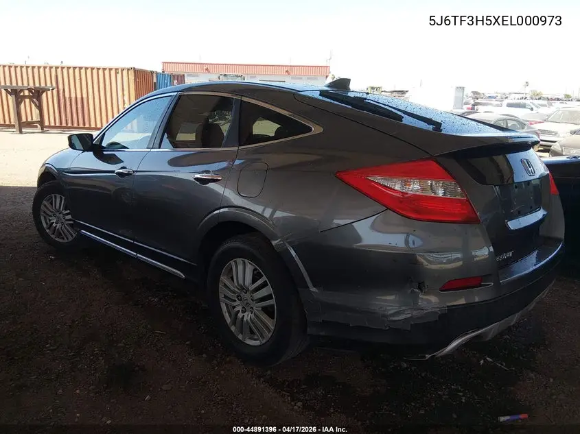 2014 Honda Crosstour Ex-L VIN: 5J6TF3H5XEL000973 Lot: 44891396