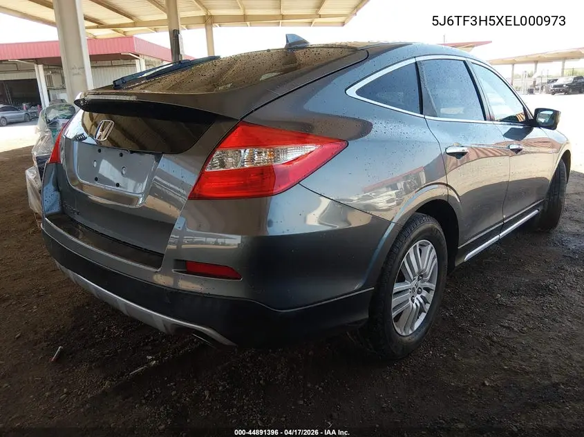 2014 Honda Crosstour Ex-L VIN: 5J6TF3H5XEL000973 Lot: 44891396