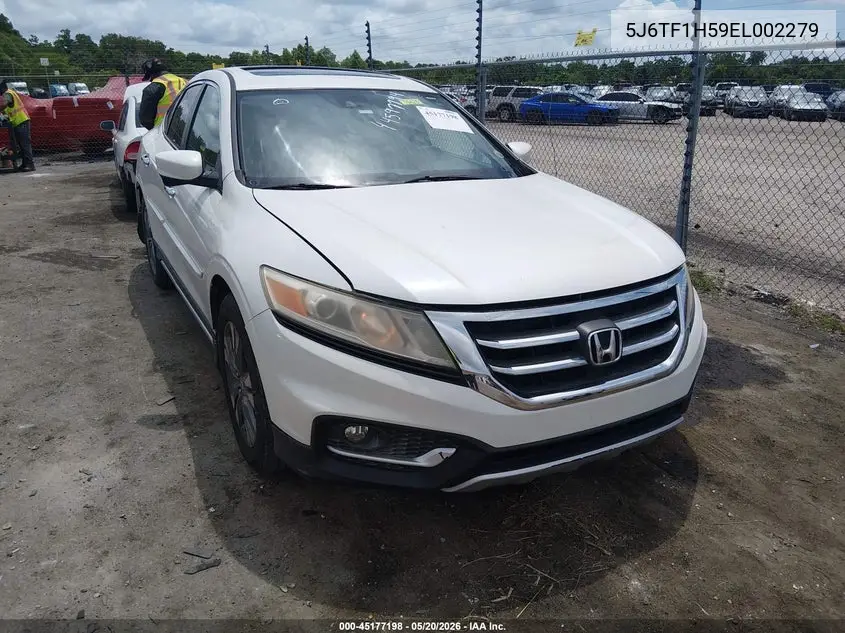 2014 Honda Crosstour Ex-L V6 VIN: 5J6TF1H59EL002279 Lot: 45177198