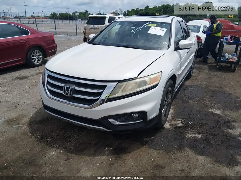 2014 Honda Crosstour Ex-L V6 VIN: 5J6TF1H59EL002279 Lot: 45177198