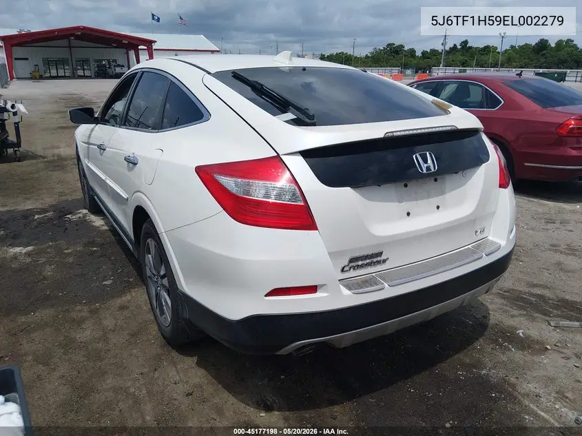 2014 Honda Crosstour Ex-L V6 VIN: 5J6TF1H59EL002279 Lot: 45177198