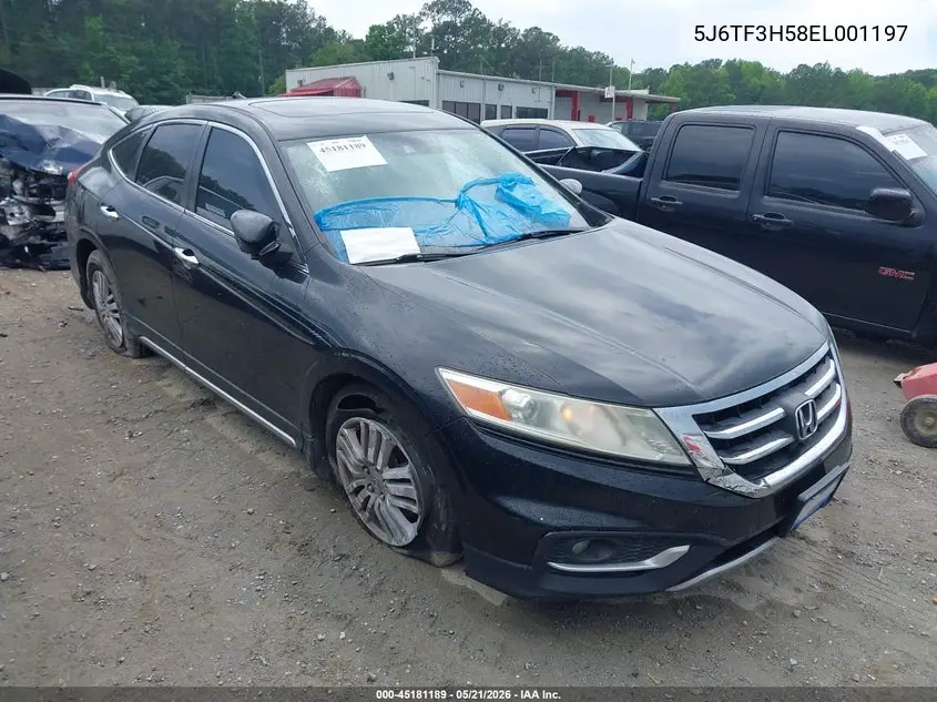 2014 Honda Crosstour Ex-L VIN: 5J6TF3H58EL001197 Lot: 45181189