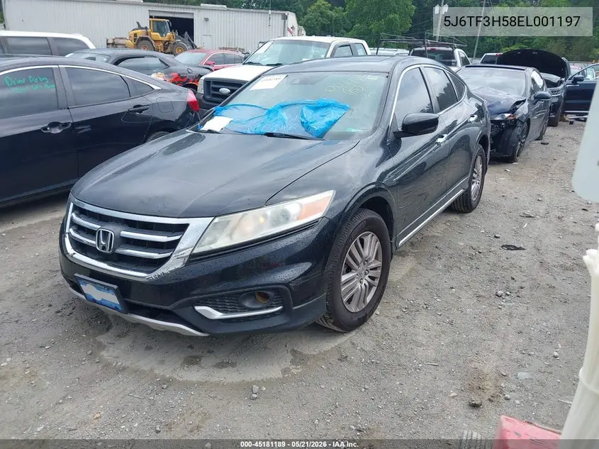 2014 Honda Crosstour Ex-L VIN: 5J6TF3H58EL001197 Lot: 45181189