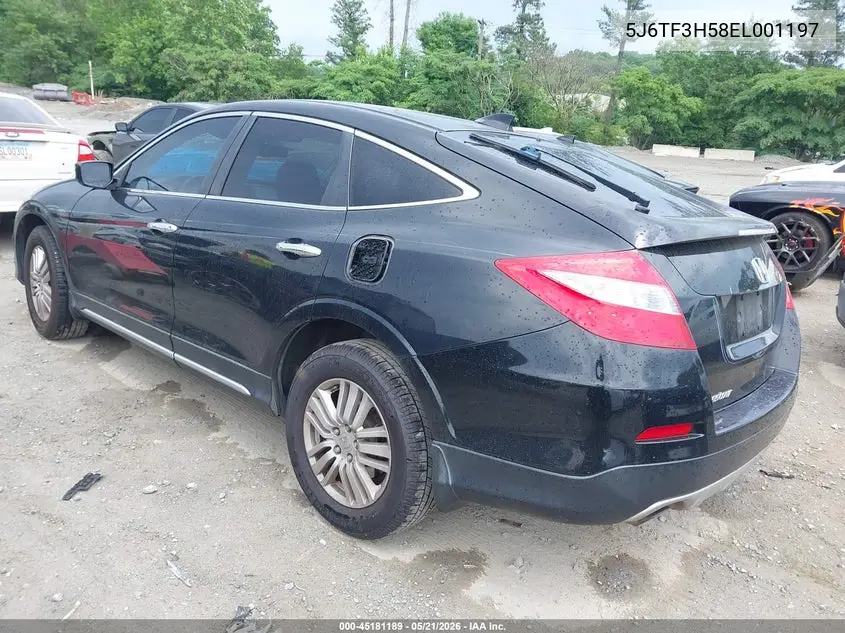 2014 Honda Crosstour Ex-L VIN: 5J6TF3H58EL001197 Lot: 45181189