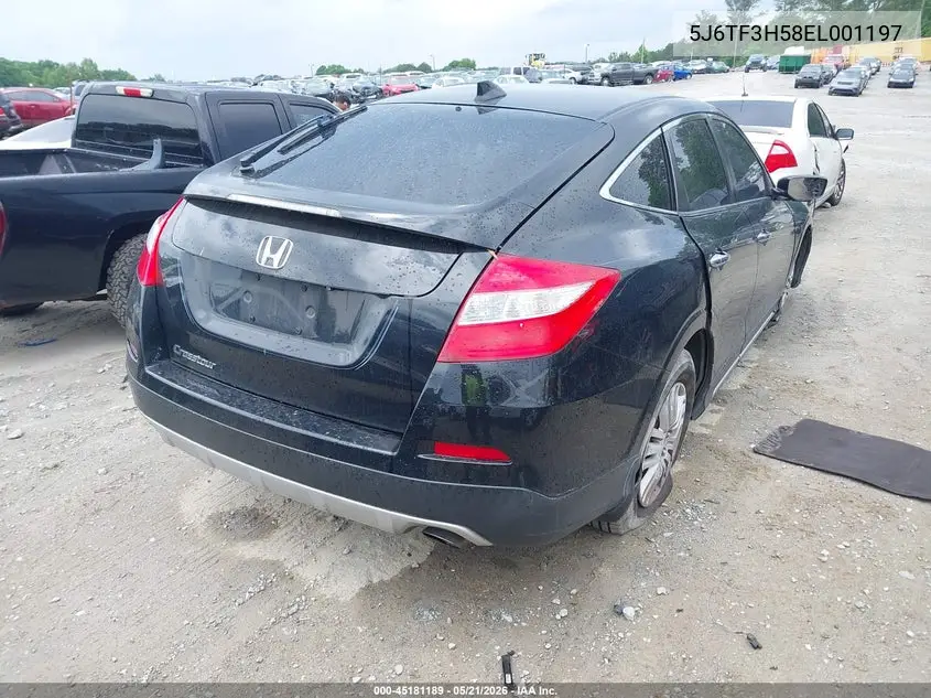 2014 Honda Crosstour Ex-L VIN: 5J6TF3H58EL001197 Lot: 45181189