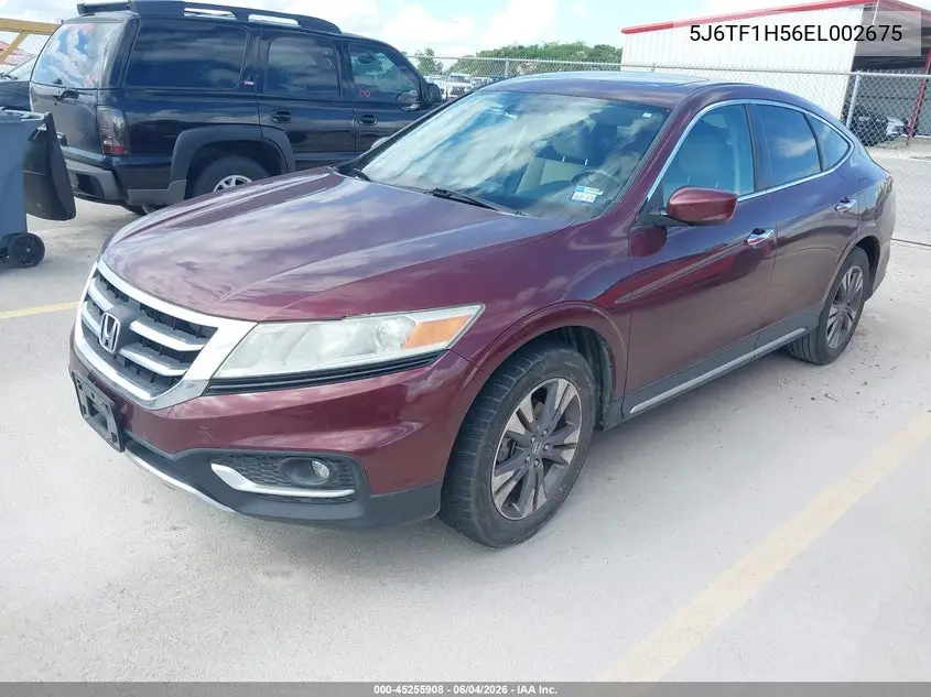 2014 Honda Crosstour Ex-L V6 VIN: 5J6TF1H56EL002675 Lot: 45255908