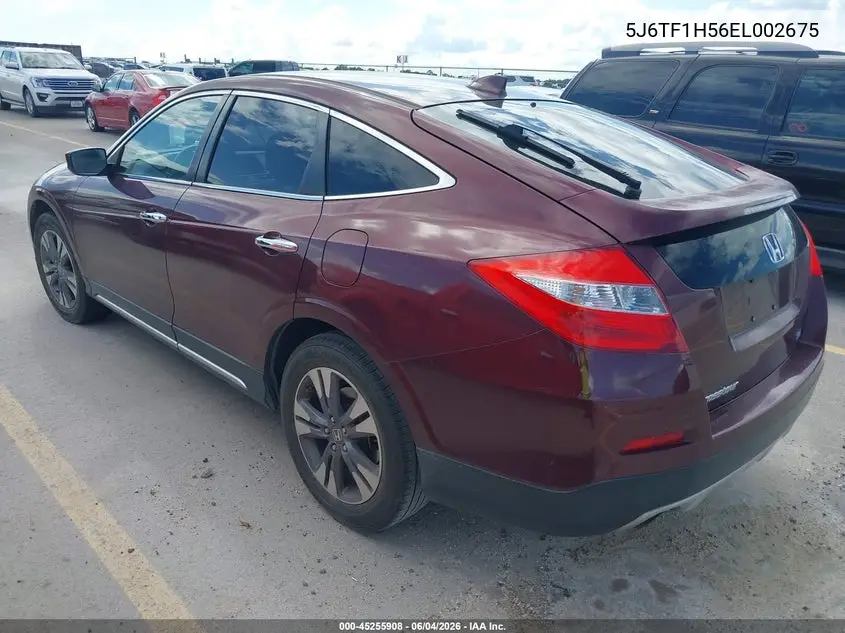 2014 Honda Crosstour Ex-L V6 VIN: 5J6TF1H56EL002675 Lot: 45255908