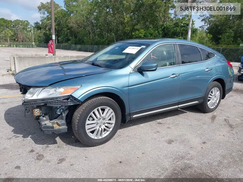 2014 Honda Crosstour Ex VIN: 5J6TF3H30EL001869 Lot: 45258573