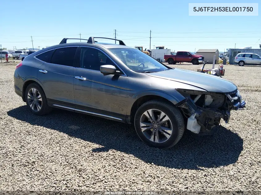 2014 Honda Crosstour Ex-L V6 VIN: 5J6TF2H53EL001750 Lot: 45343553