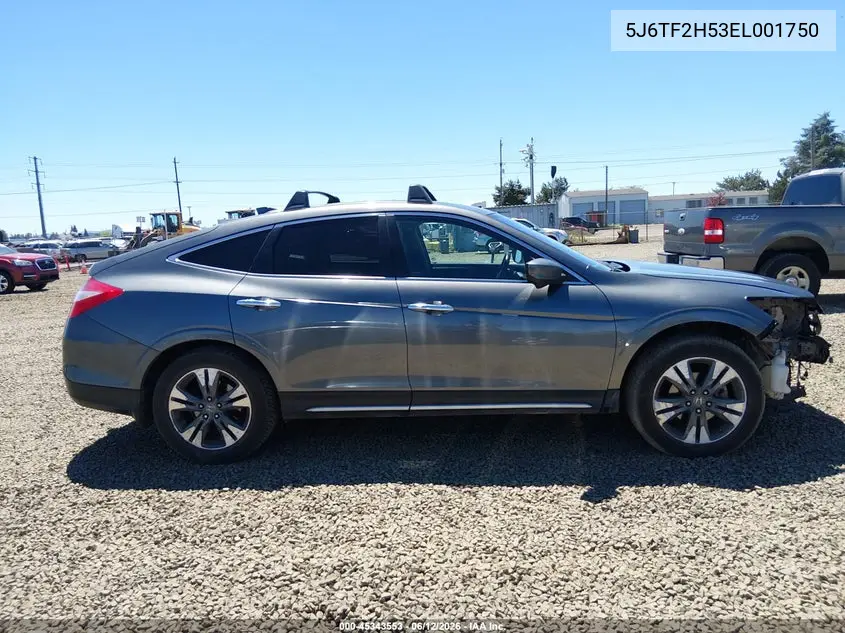 2014 Honda Crosstour Ex-L V6 VIN: 5J6TF2H53EL001750 Lot: 45343553