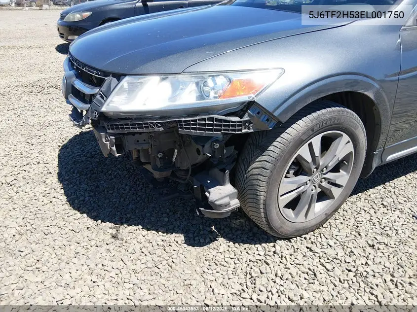 2014 Honda Crosstour Ex-L V6 VIN: 5J6TF2H53EL001750 Lot: 45343553