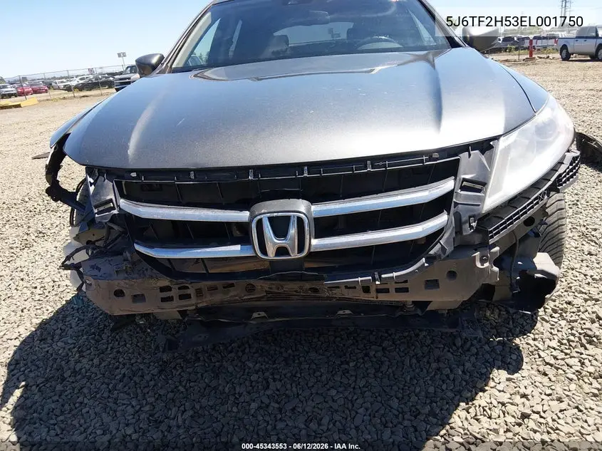 2014 Honda Crosstour Ex-L V6 VIN: 5J6TF2H53EL001750 Lot: 45343553