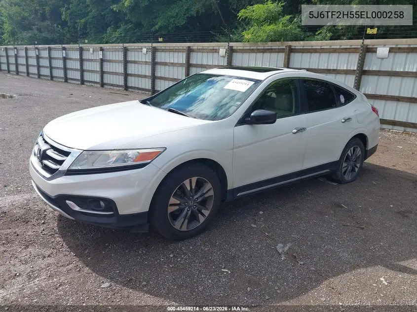 2014 Honda Crosstour Ex-L V6 VIN: 5J6TF2H55EL000258 Lot: 45459214