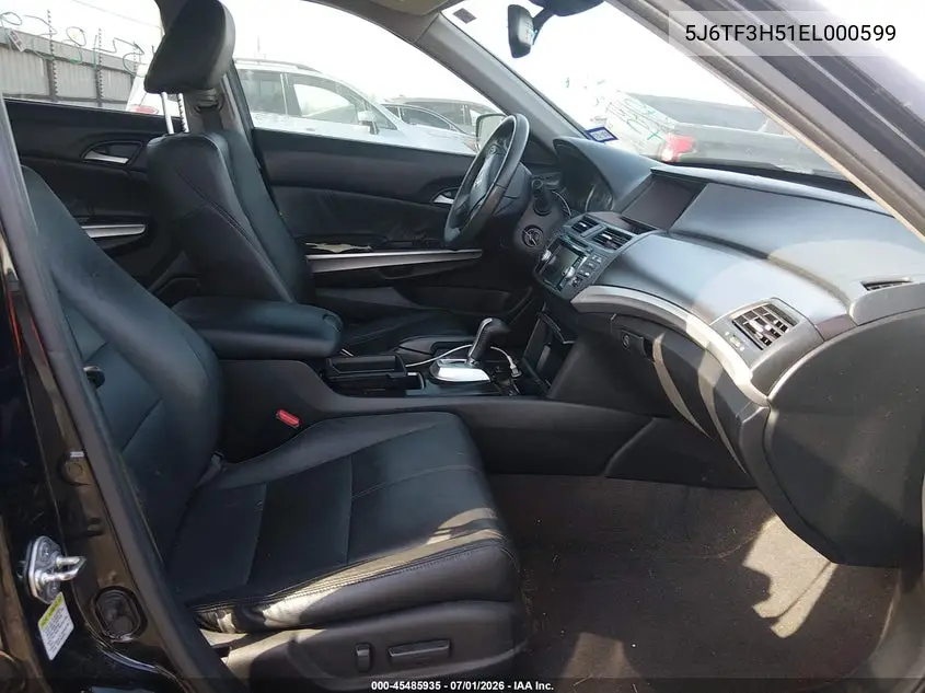 2014 Honda Crosstour Ex-L VIN: 5J6TF3H51EL000599 Lot: 45485935