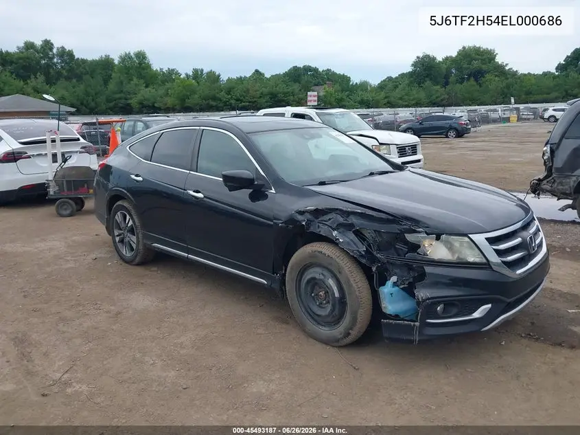 2014 Honda Crosstour Ex-L V6 VIN: 5J6TF2H54EL000686 Lot: 45493187