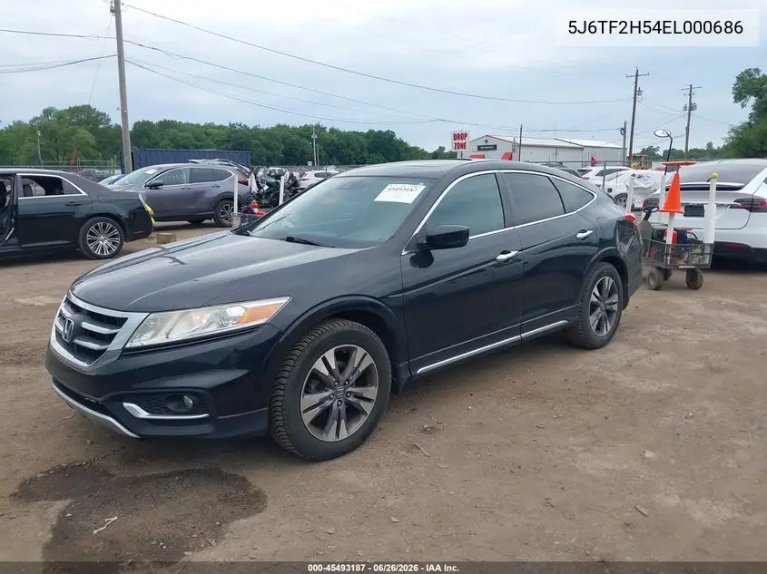 2014 Honda Crosstour Ex-L V6 VIN: 5J6TF2H54EL000686 Lot: 45493187