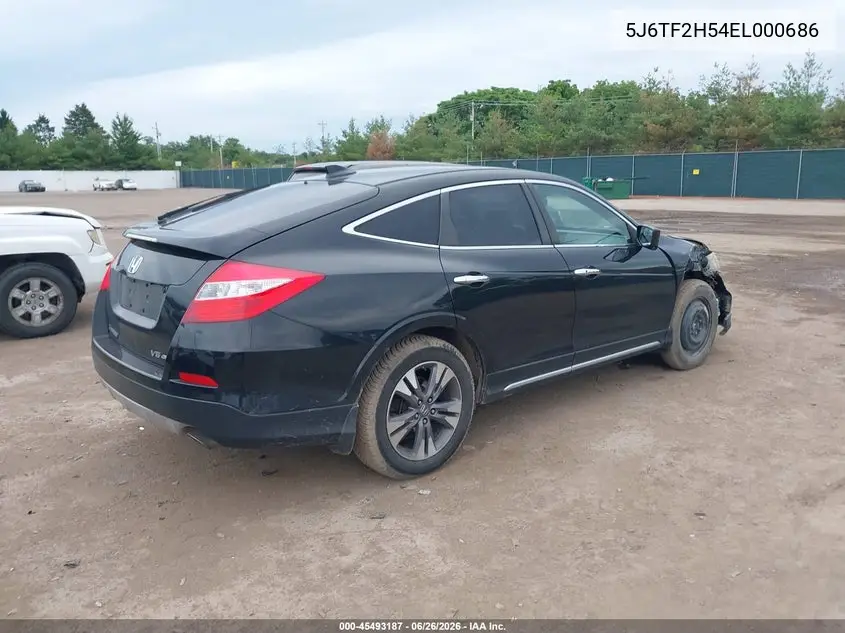 2014 Honda Crosstour Ex-L V6 VIN: 5J6TF2H54EL000686 Lot: 45493187