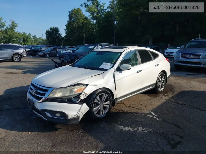 2014 Honda Crosstour Ex-L V6 VIN: 5J6TF2H50EL001320 Lot: 45567715