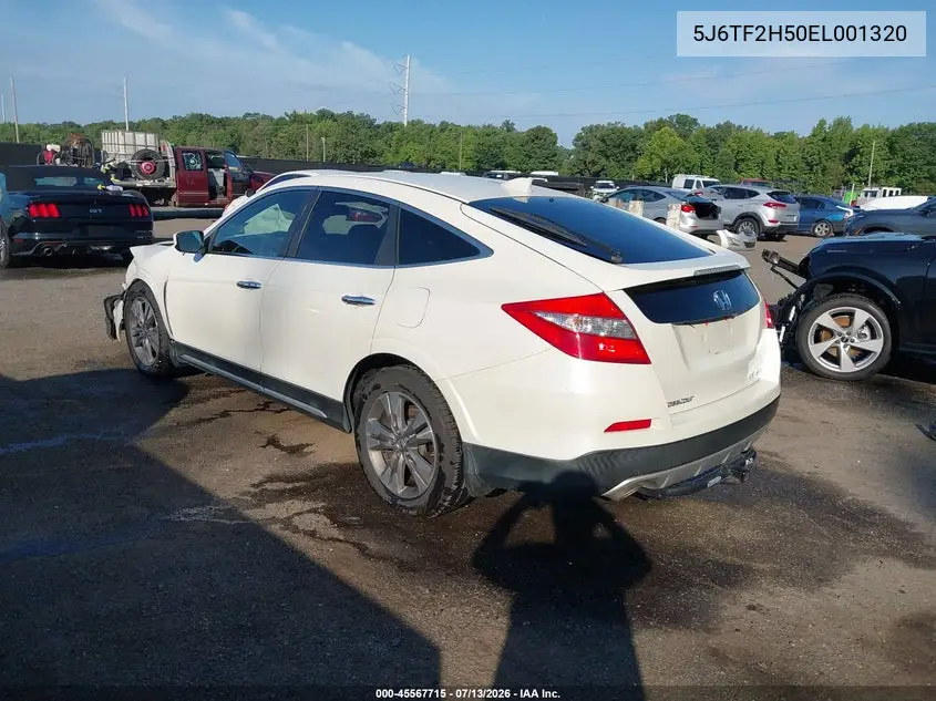 2014 Honda Crosstour Ex-L V6 VIN: 5J6TF2H50EL001320 Lot: 45567715