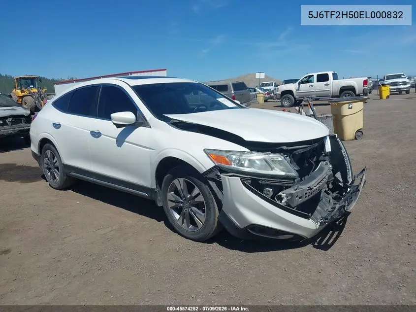 2014 Honda Crosstour Ex-L V6 VIN: 5J6TF2H50EL000832 Lot: 45574252