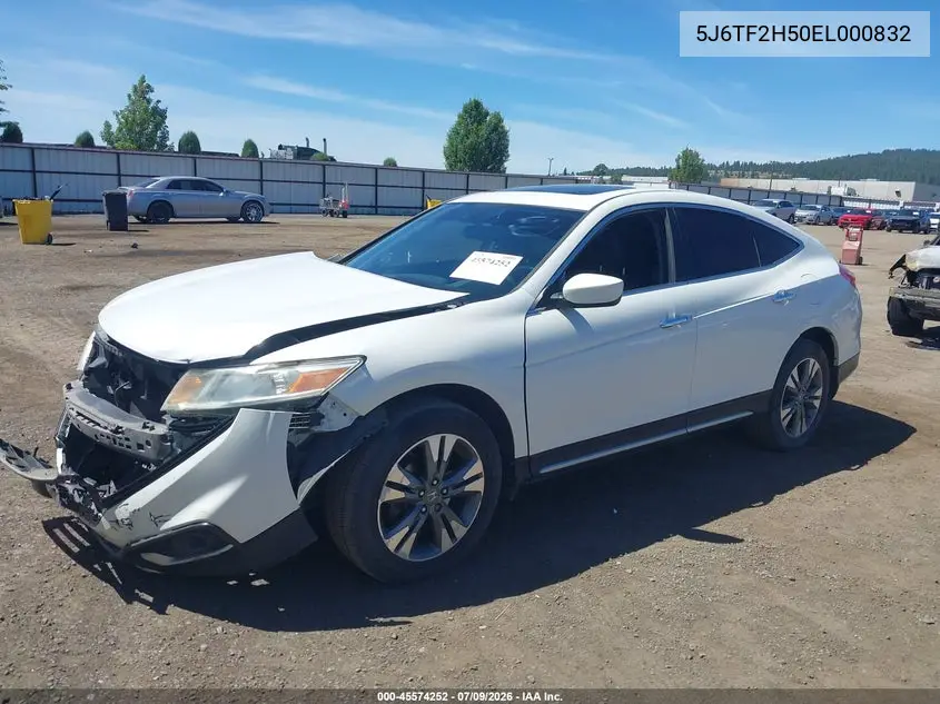 2014 Honda Crosstour Ex-L V6 VIN: 5J6TF2H50EL000832 Lot: 45574252