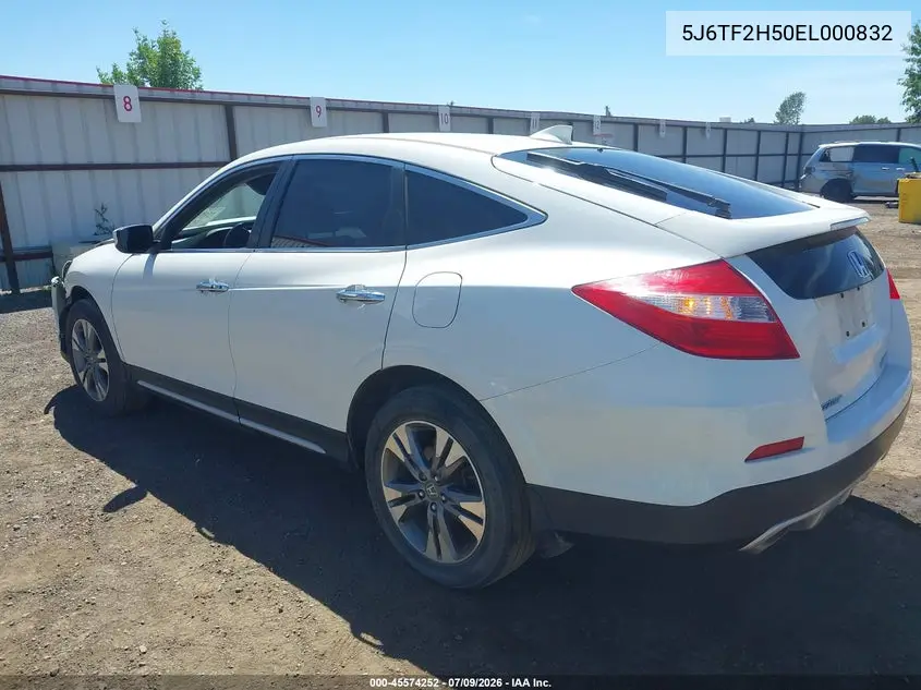 2014 Honda Crosstour Ex-L V6 VIN: 5J6TF2H50EL000832 Lot: 45574252