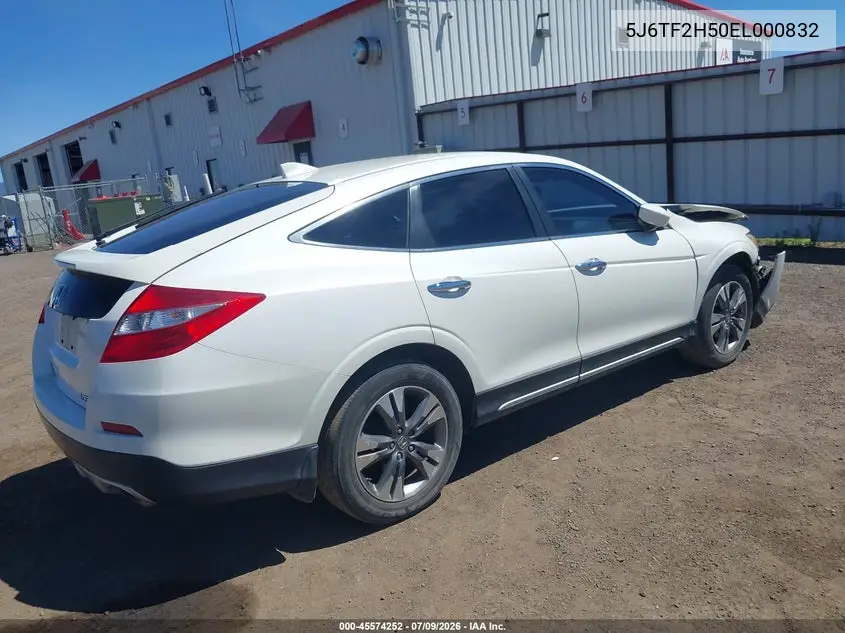 2014 Honda Crosstour Ex-L V6 VIN: 5J6TF2H50EL000832 Lot: 45574252