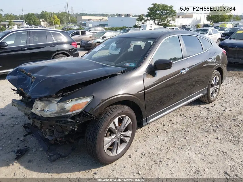 2014 Honda Crosstour Ex-L V6 VIN: 5J6TF2H58EL003784 Lot: 45611284