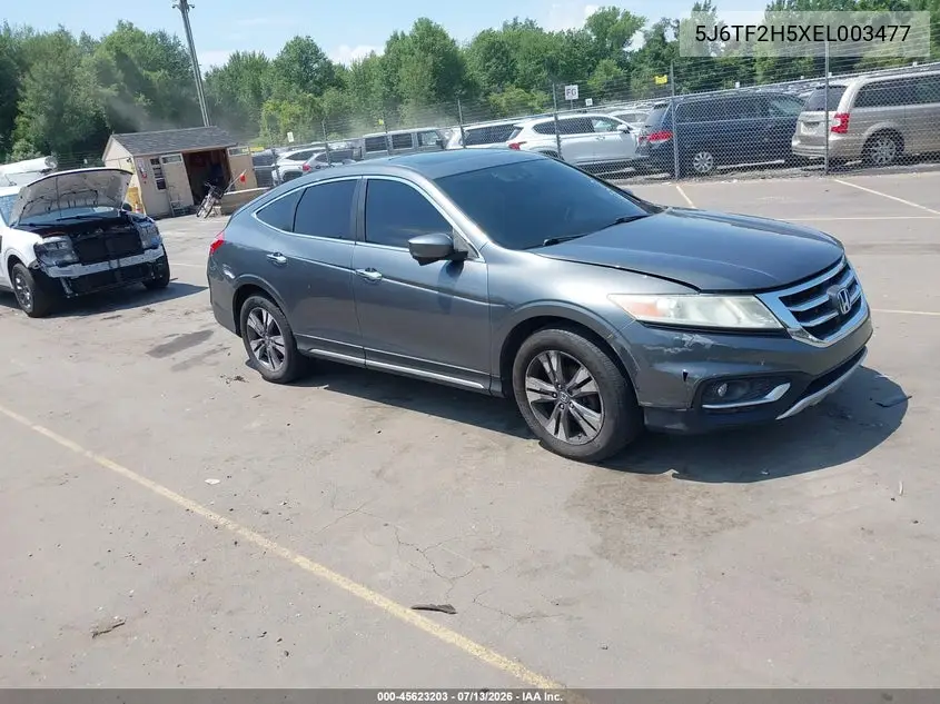 2014 Honda Crosstour Ex-L V6 VIN: 5J6TF2H5XEL003477 Lot: 45623203