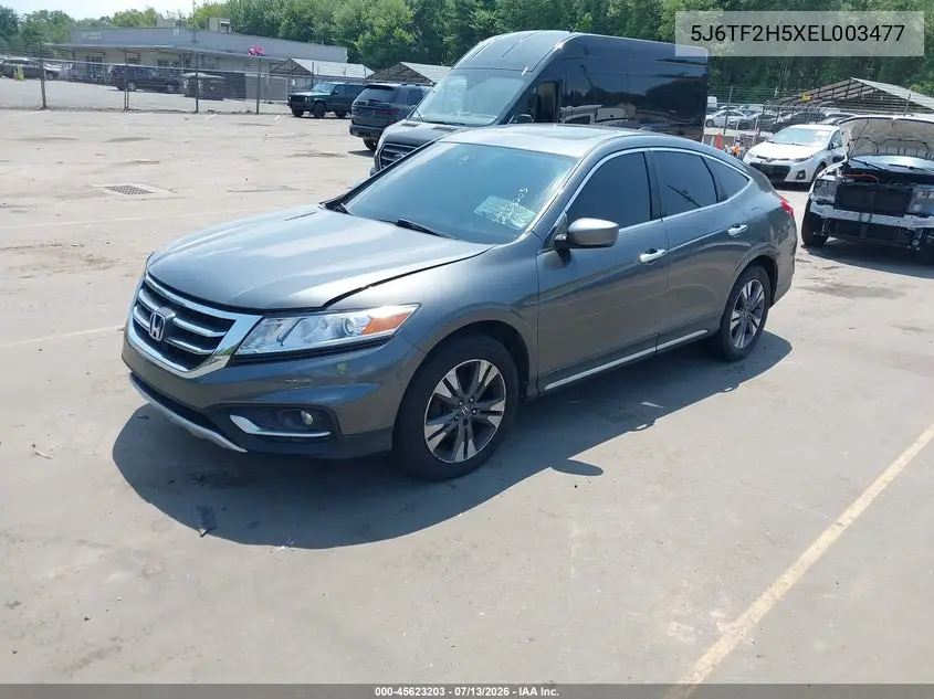 2014 Honda Crosstour Ex-L V6 VIN: 5J6TF2H5XEL003477 Lot: 45623203
