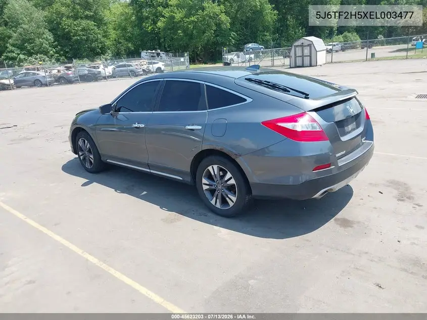 2014 Honda Crosstour Ex-L V6 VIN: 5J6TF2H5XEL003477 Lot: 45623203