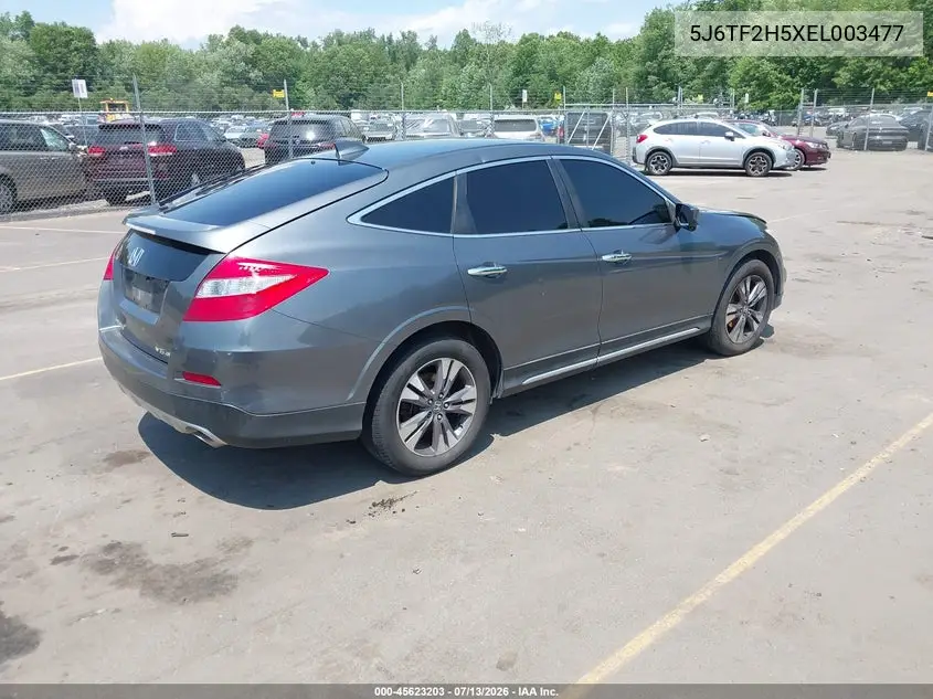 2014 Honda Crosstour Ex-L V6 VIN: 5J6TF2H5XEL003477 Lot: 45623203