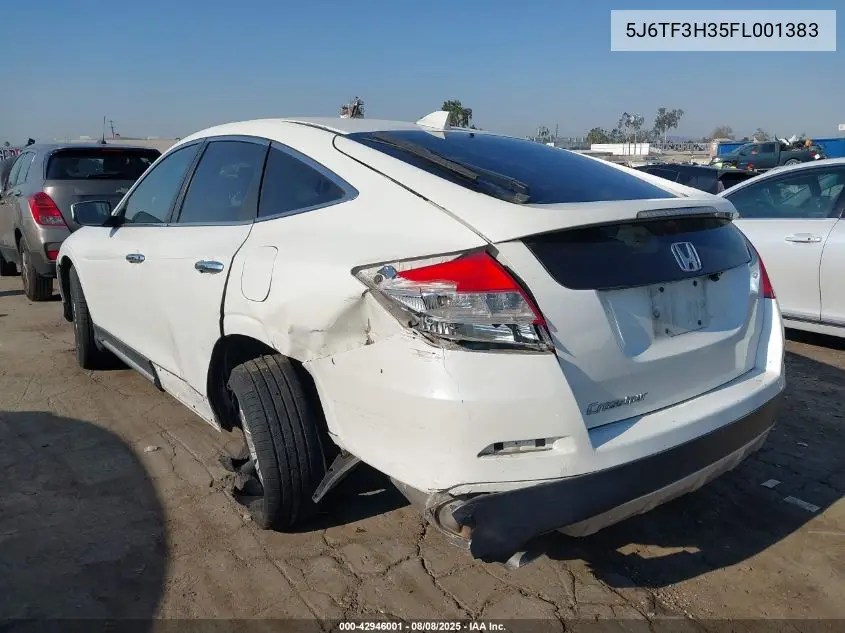 2015 Honda Crosstour Ex VIN: 5J6TF3H35FL001383 Lot: 42946001