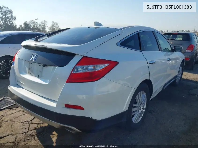 2015 Honda Crosstour Ex VIN: 5J6TF3H35FL001383 Lot: 42946001