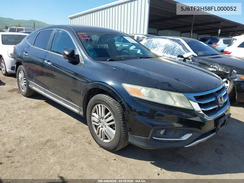 2015 Honda Crosstour Ex-L VIN: 5J6TF3H58FL000052 Lot: 44629255