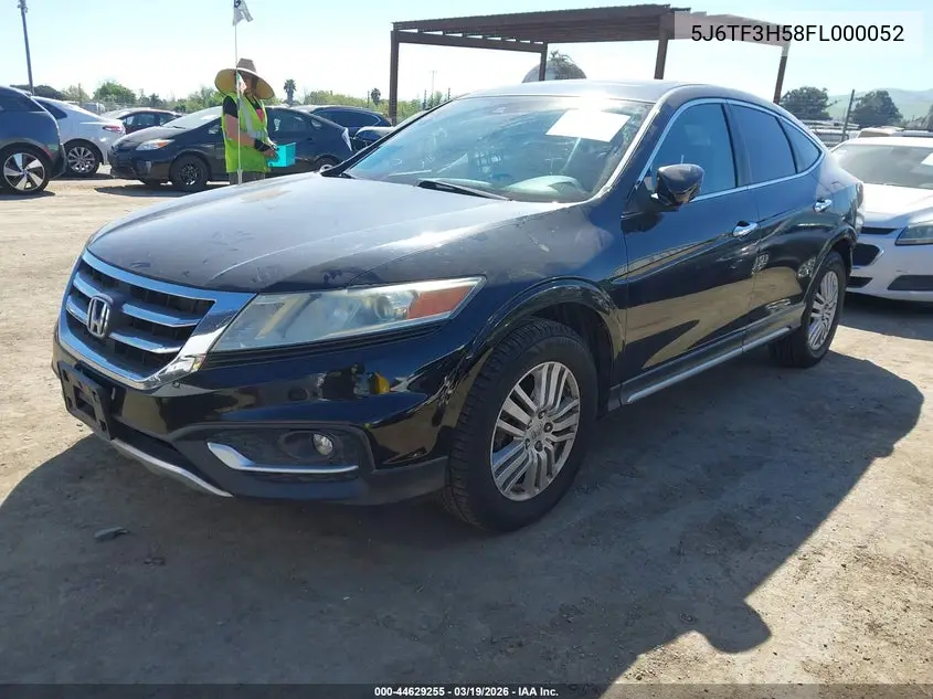 2015 Honda Crosstour Ex-L VIN: 5J6TF3H58FL000052 Lot: 44629255