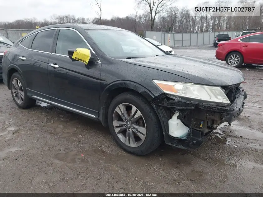 2015 Honda Crosstour Ex-L V6 VIN: 5J6TF2H57FL002787 Lot: 44660849