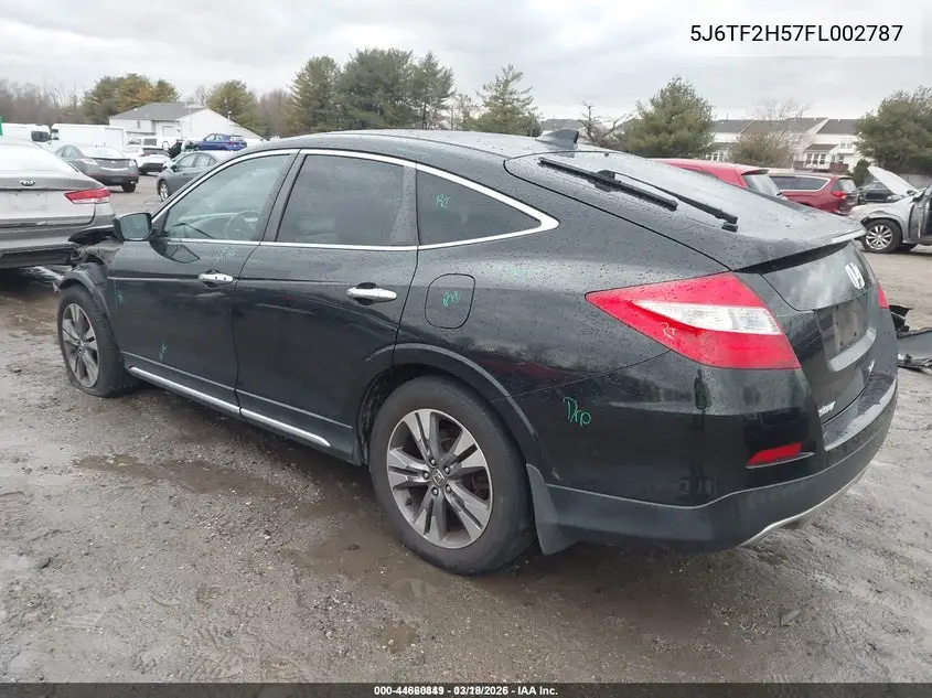 2015 Honda Crosstour Ex-L V6 VIN: 5J6TF2H57FL002787 Lot: 44660849