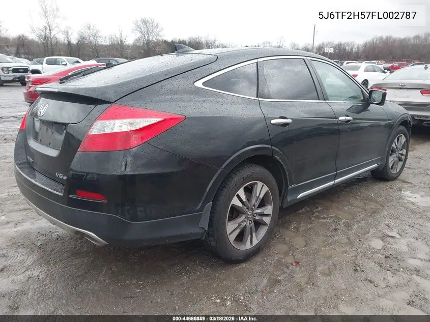 2015 Honda Crosstour Ex-L V6 VIN: 5J6TF2H57FL002787 Lot: 44660849