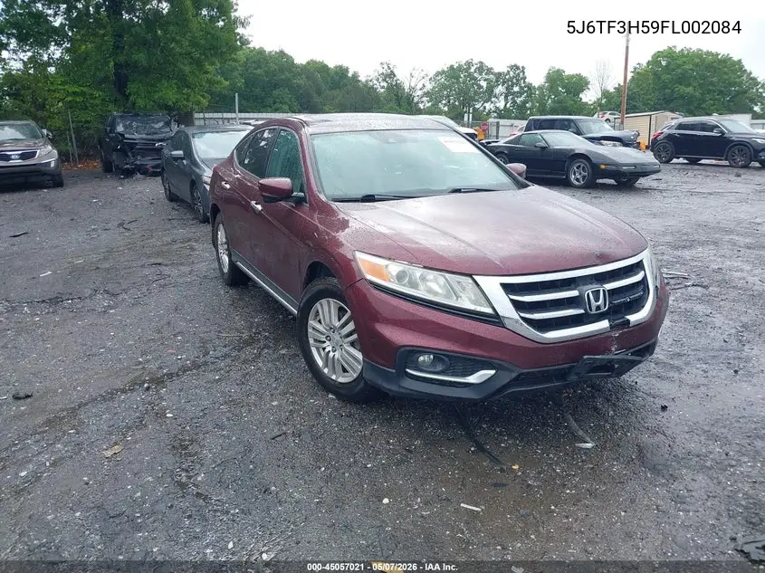 2015 Honda Crosstour Ex-L VIN: 5J6TF3H59FL002084 Lot: 45057021