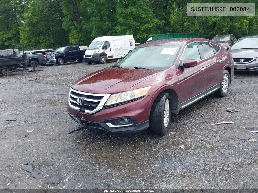 2015 Honda Crosstour Ex-L VIN: 5J6TF3H59FL002084 Lot: 45057021