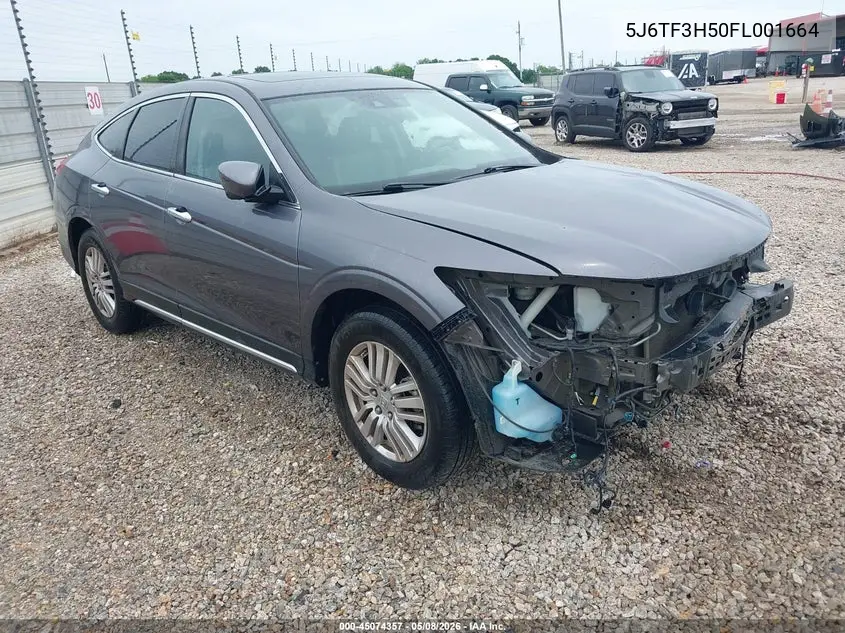 2015 Honda Crosstour Ex-L VIN: 5J6TF3H50FL001664 Lot: 45074357