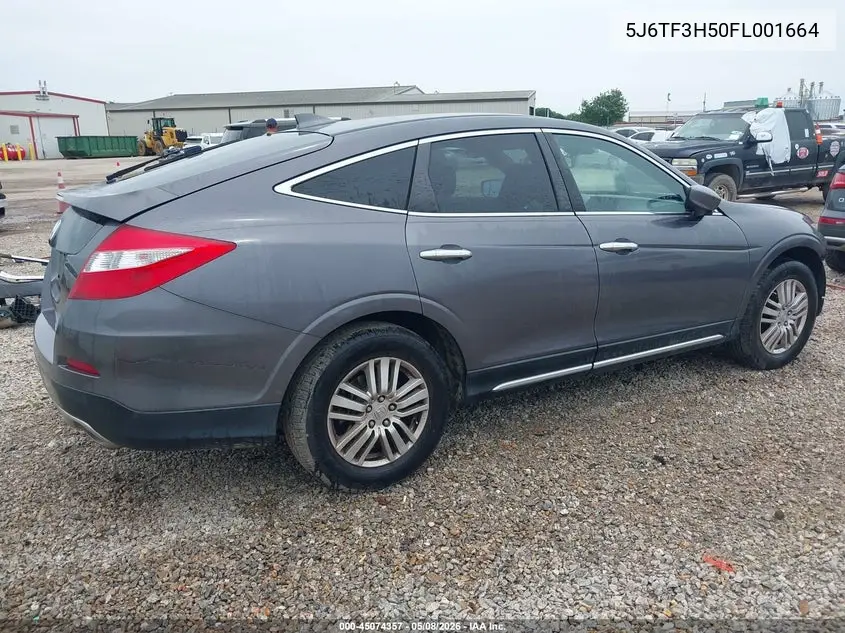 2015 Honda Crosstour Ex-L VIN: 5J6TF3H50FL001664 Lot: 45074357